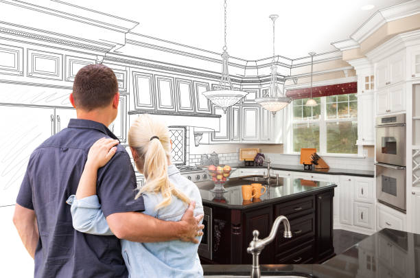 Professional Kitchen Island Installation technician working in North Bend, WA